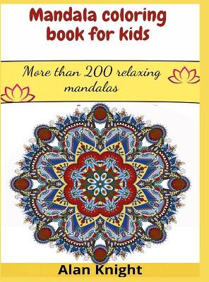 Book cover for Mandala coloring book for kids