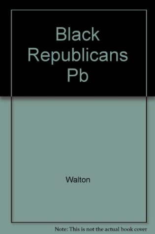 Cover of Black Republicans Pb