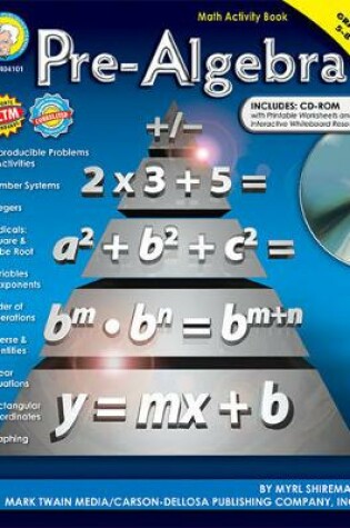 Cover of Pre-Algebra, Grades 5 - 12