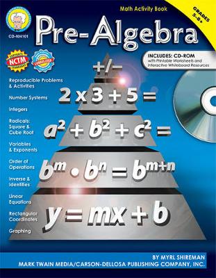 Book cover for Pre-Algebra, Grades 5 - 12