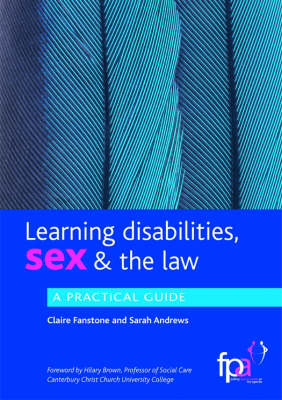 Book cover for Learning Disabilities, Sex and the Law