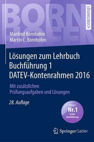 Cover of Losungen Zum Lehrbuch Buchfuhrung 1 Datev-Kontenrahmen 2016