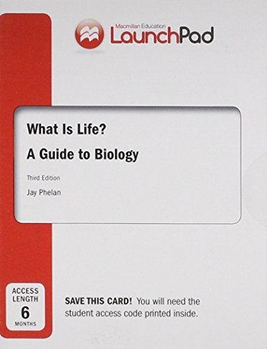 Book cover for Launchpad for Phelan's What Is Life? (1-Term Access)