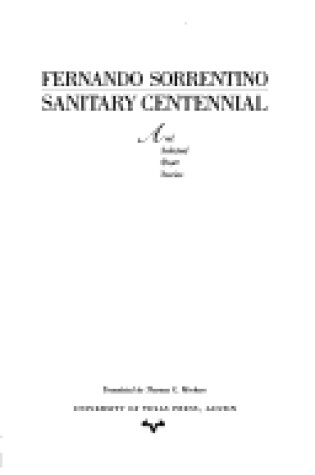 Cover of Sanitary Centennial and Selected Short Stories