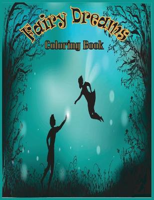 Book cover for fairy dreams coloring book