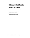 Book cover for Richard Fairbanks