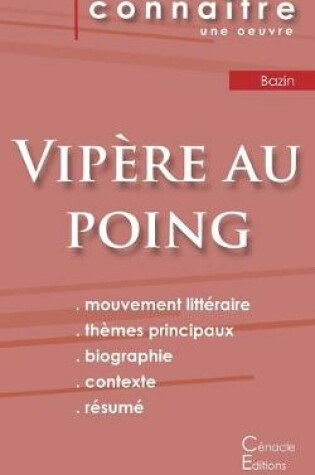 Cover of Fiche de lecture Vipere au poing de Herve Bazin (Analyse litteraire de reference et resume complet)