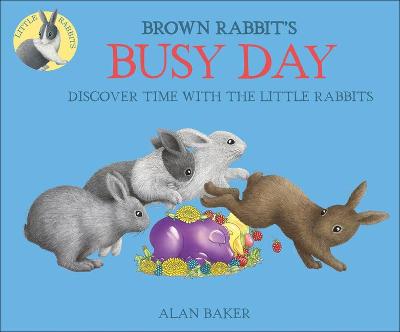Book cover for Brown Rabbit's Busy Day: Discover Time with the Little Rabbits