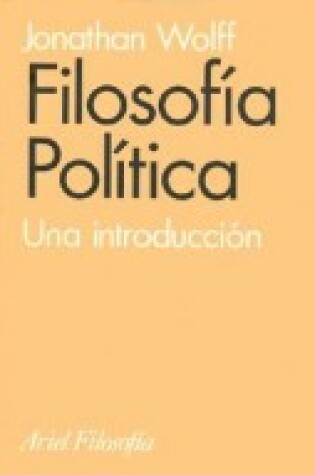 Cover of Filosofia Politica