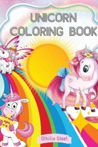 Cover of Unicorn Coloring Book for Kids