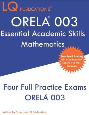 Book cover for ORELA 003 Essential Academic Skills Mathematics