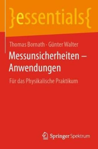 Cover of Messunsicherheiten - Anwendungen