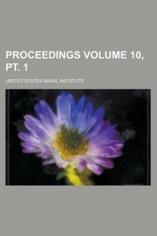 Cover of Proceedings Volume 10, PT. 1