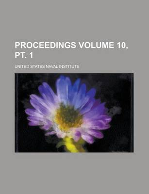 Book cover for Proceedings Volume 10, PT. 1