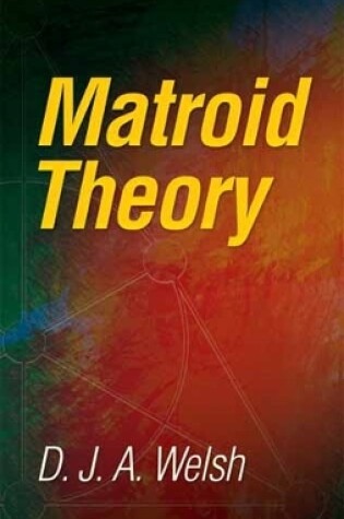 Cover of Matroid Theory