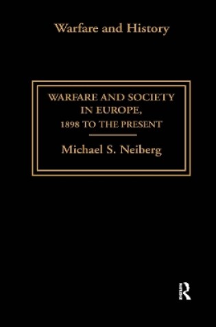 Cover of Warfare and Society in Europe