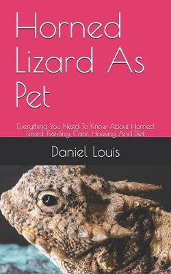 Book cover for Horned Lizard As Pet