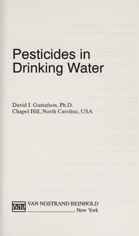 Book cover for Pesticides in Drinking Water