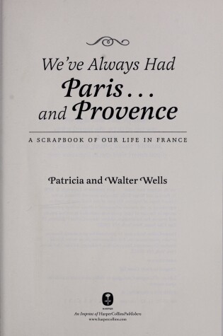 Cover of Weve Always Had Paris and Provence PB