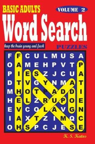 Cover of Basic Adults Word Search Puzzles, Vol. 2