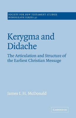 Cover of Kerygma and Didache