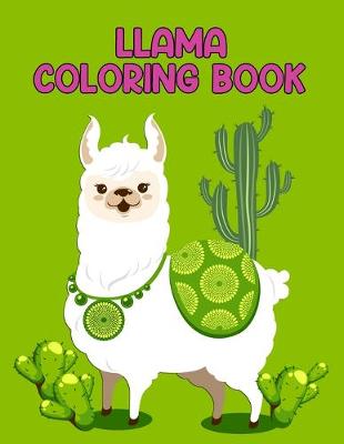 Book cover for LLama Coloring Book