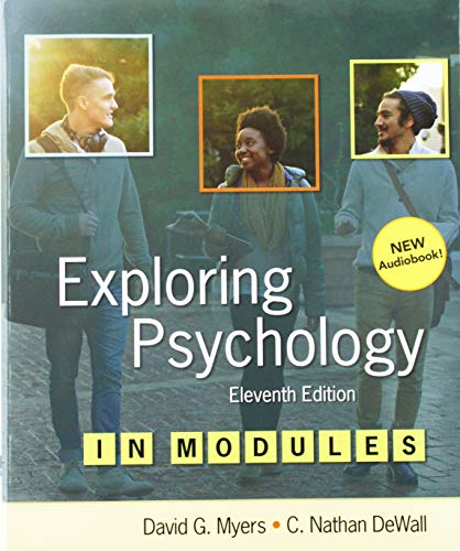 Book cover for Exploring Psychology in Modules & Launchpad for Exploring Psychology in Modules (Six Months Access)