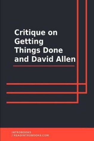 Cover of Critique on Getting Things Done and David Allen