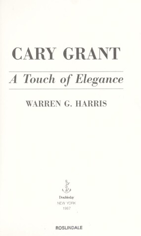 Book cover for Cary Grant