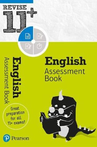 Cover of Pearson REVISE 11+ English Assessment Book for the 2023 and 2024 exams