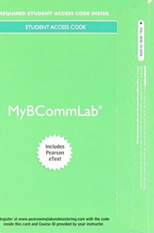 Cover of Mylab Business Communication with Pearson Etext -- Access Card -- For Excellence in Business Communication