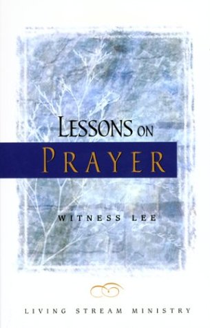 Book cover for Lessons on Prayer