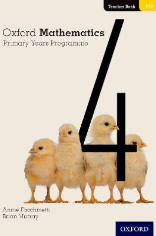 Cover of Oxford Mathematics Primary Years Programme Teacher Book 4