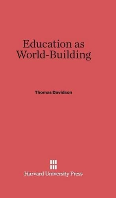 Book cover for Education as World-Building