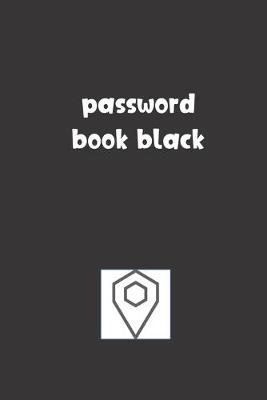 Book cover for Password Book Black