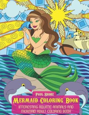 Book cover for Mermaid Coloring Book