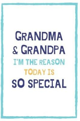 Cover of Grandma & Grandpa I'm The Reason Today Is So Special
