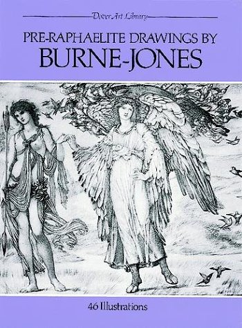 Book cover for Pre-Raphaelite Drawings by Burne-Jones