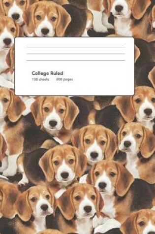 Cover of Beagle Puppy Composition book