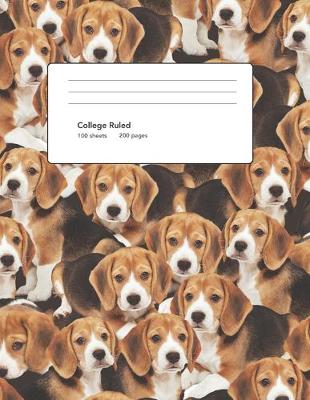 Book cover for Beagle Puppy Composition book