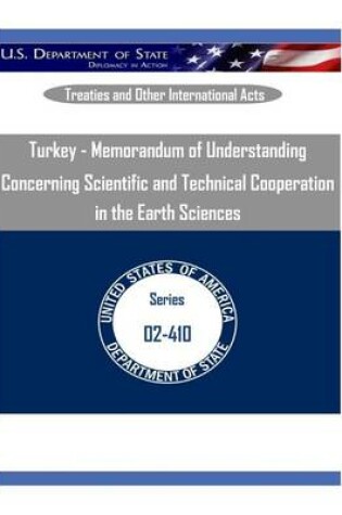 Cover of Turkey - Memorandum of Understanding Concerning Scientific and Technical Cooperation in the Earth Sciences