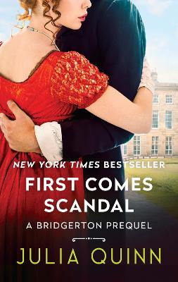 Book cover for First Comes Scandal