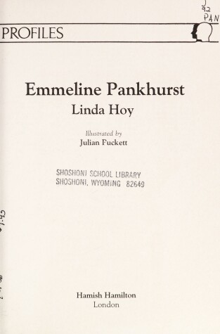 Book cover for Emmeline Pankhurst