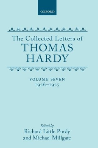 Cover of Volume 7: 1926-1927