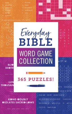 Book cover for Everyday Bible Word Game Collection