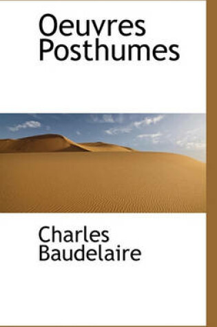 Cover of Oeuvres Posthumes