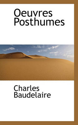 Book cover for Oeuvres Posthumes