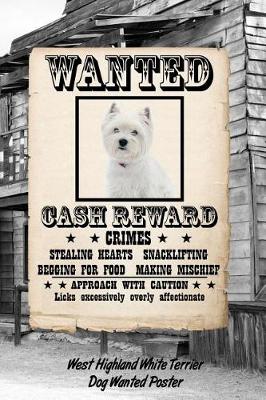 Book cover for West Highland White Terrier Dog Wanted Poster