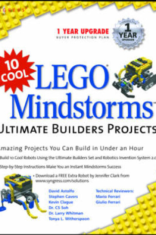 Cover of 10 Cool Lego Mindstorm Ultimate Builders Projects