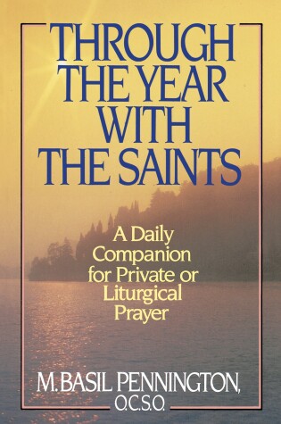 Cover of Through the Year with the Saints